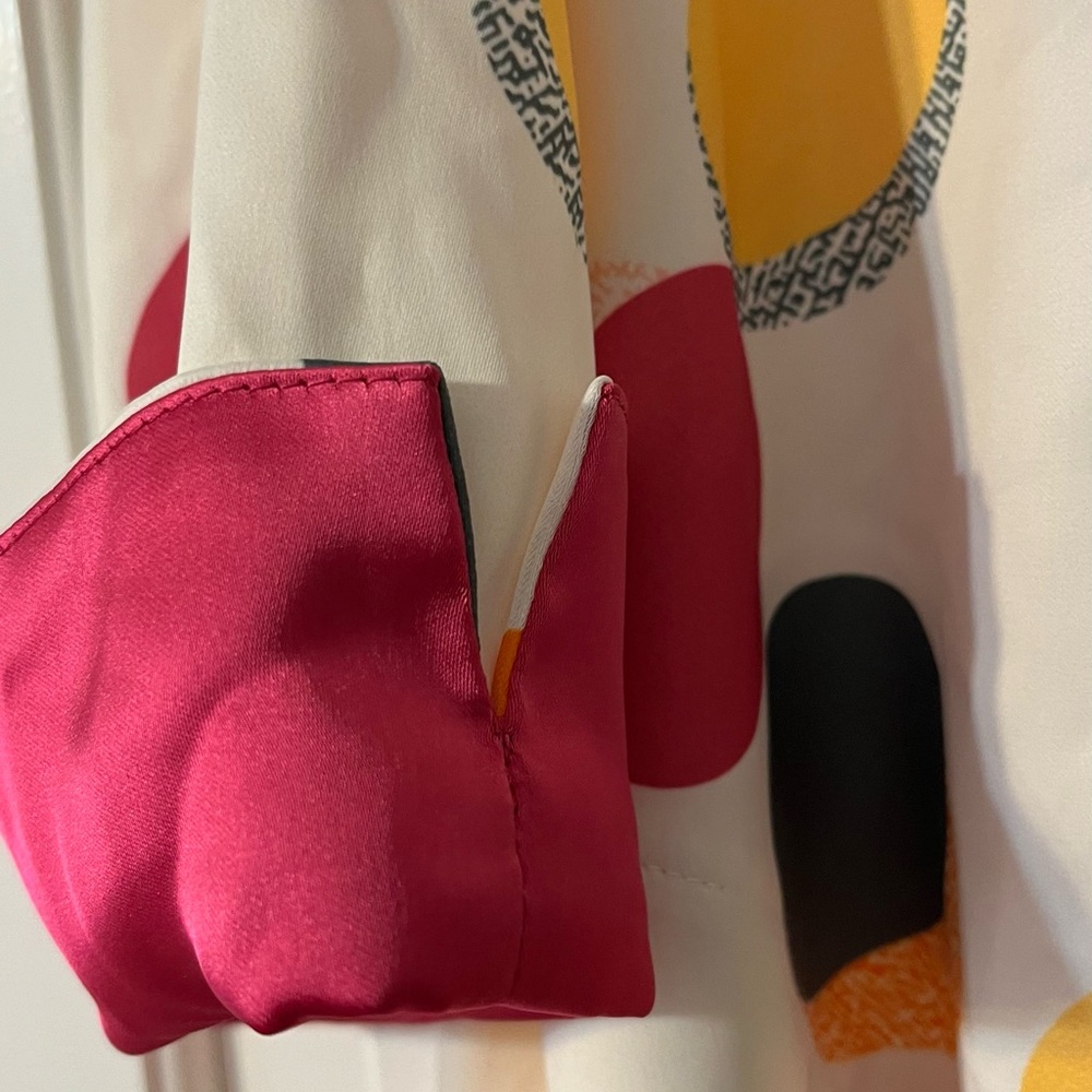 IC COLLECTION Pastel Polka Dot Blouse - Picture 2 of 5